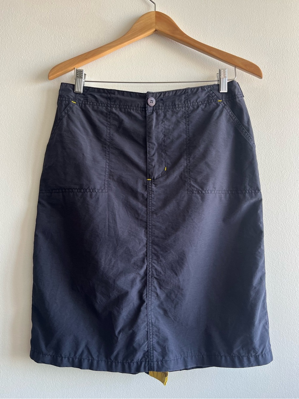 Just Jeans Navy Utility Skirt Minimalist Workwear Y2K